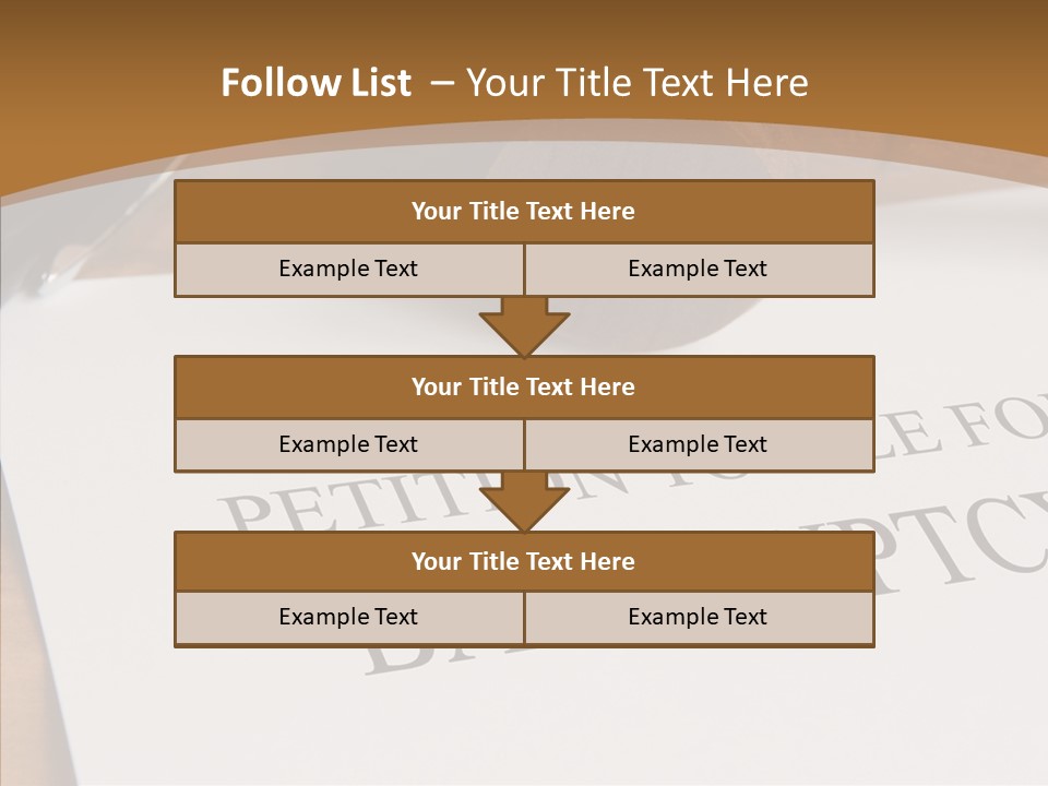 Law Insolvent Court PowerPoint Template