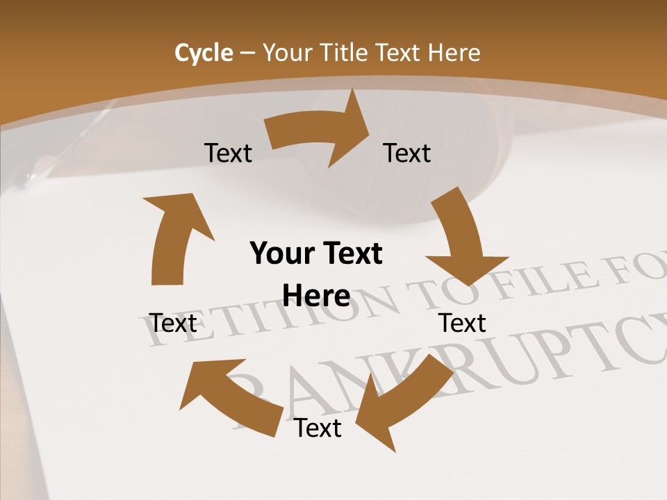 Law Insolvent Court PowerPoint Template