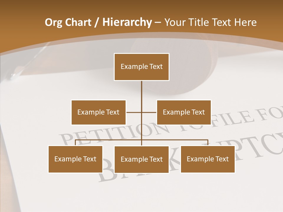 Law Insolvent Court PowerPoint Template