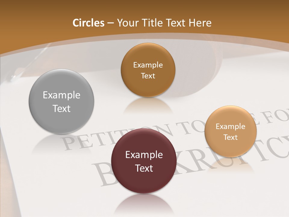 Law Insolvent Court PowerPoint Template