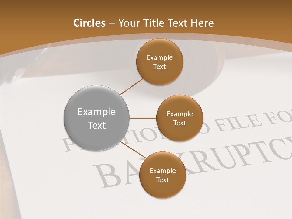 Law Insolvent Court PowerPoint Template