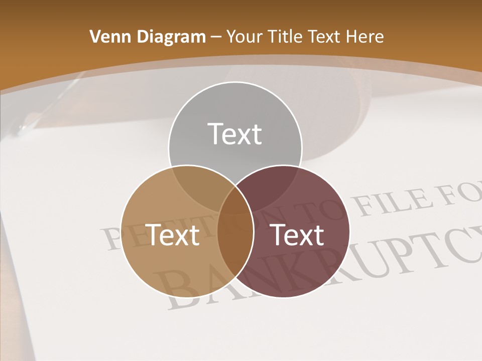 Law Insolvent Court PowerPoint Template