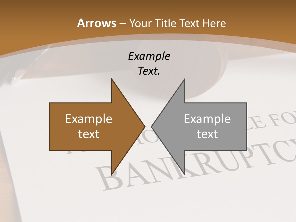 Law Insolvent Court PowerPoint Template