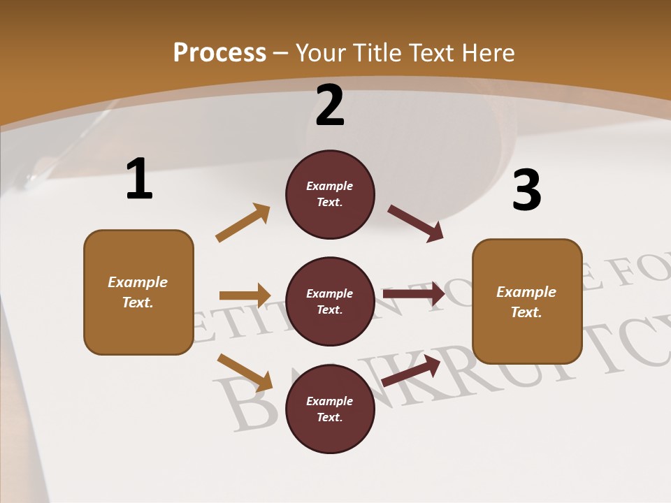 Law Insolvent Court PowerPoint Template