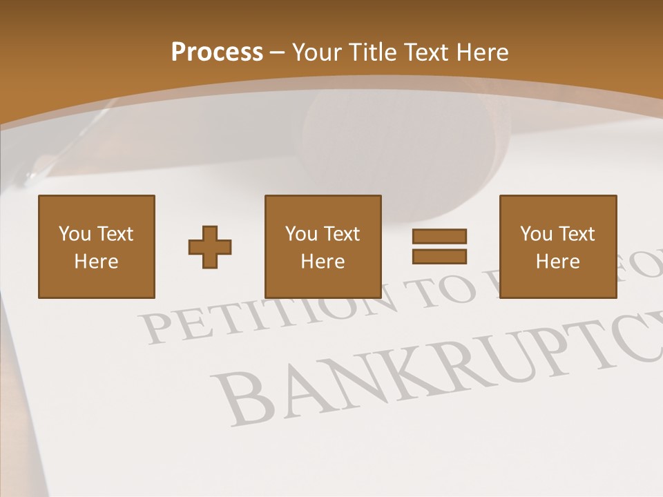 Law Insolvent Court PowerPoint Template