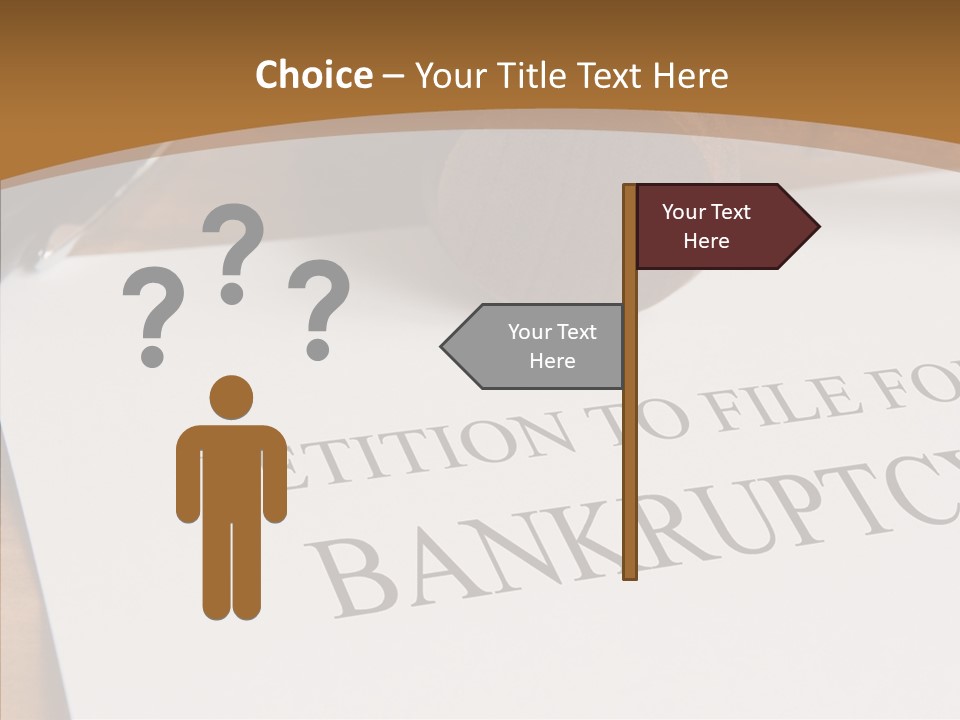 Law Insolvent Court PowerPoint Template