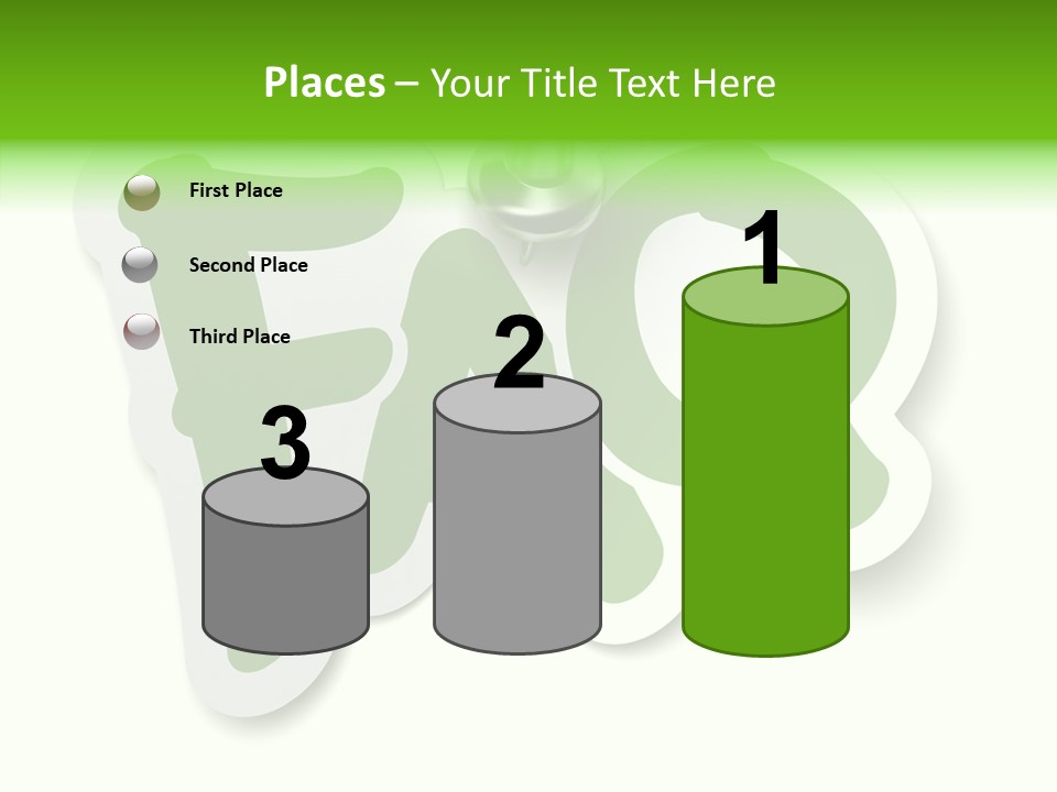 Sticker Background Thumbtack PowerPoint Template