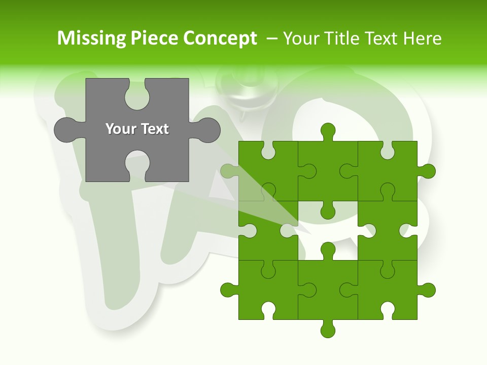 Sticker Background Thumbtack PowerPoint Template