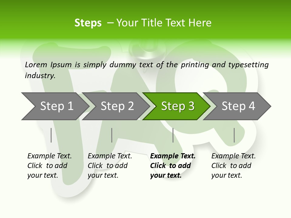 Sticker Background Thumbtack PowerPoint Template