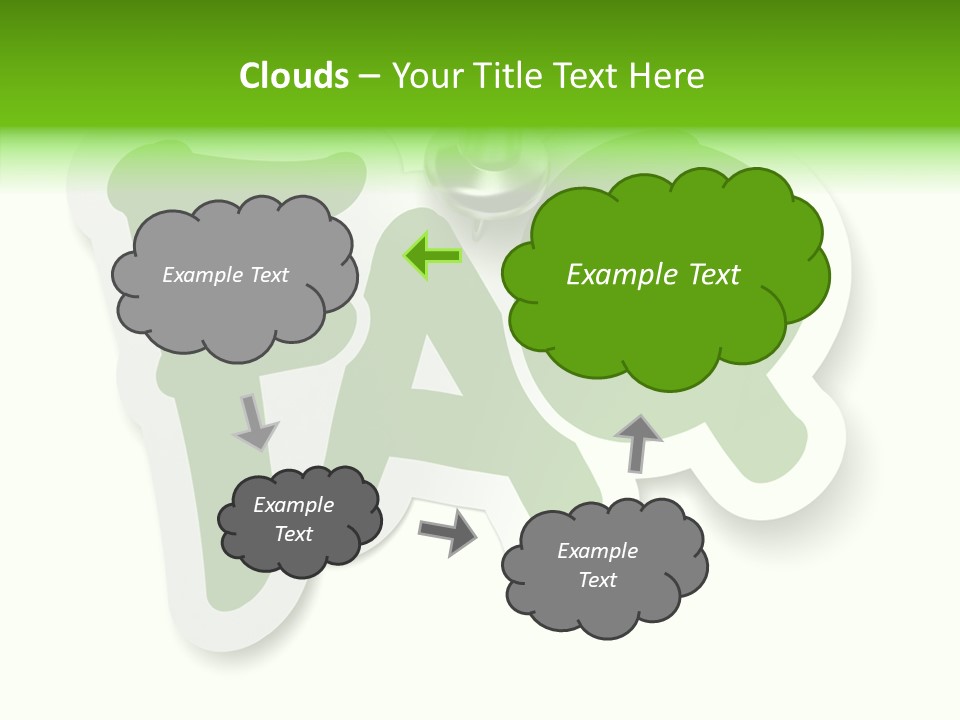 Sticker Background Thumbtack PowerPoint Template