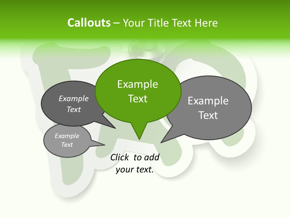 Sticker Background Thumbtack PowerPoint Template