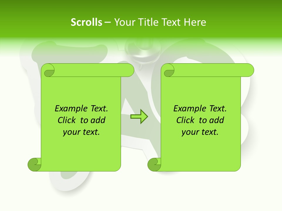 Sticker Background Thumbtack PowerPoint Template