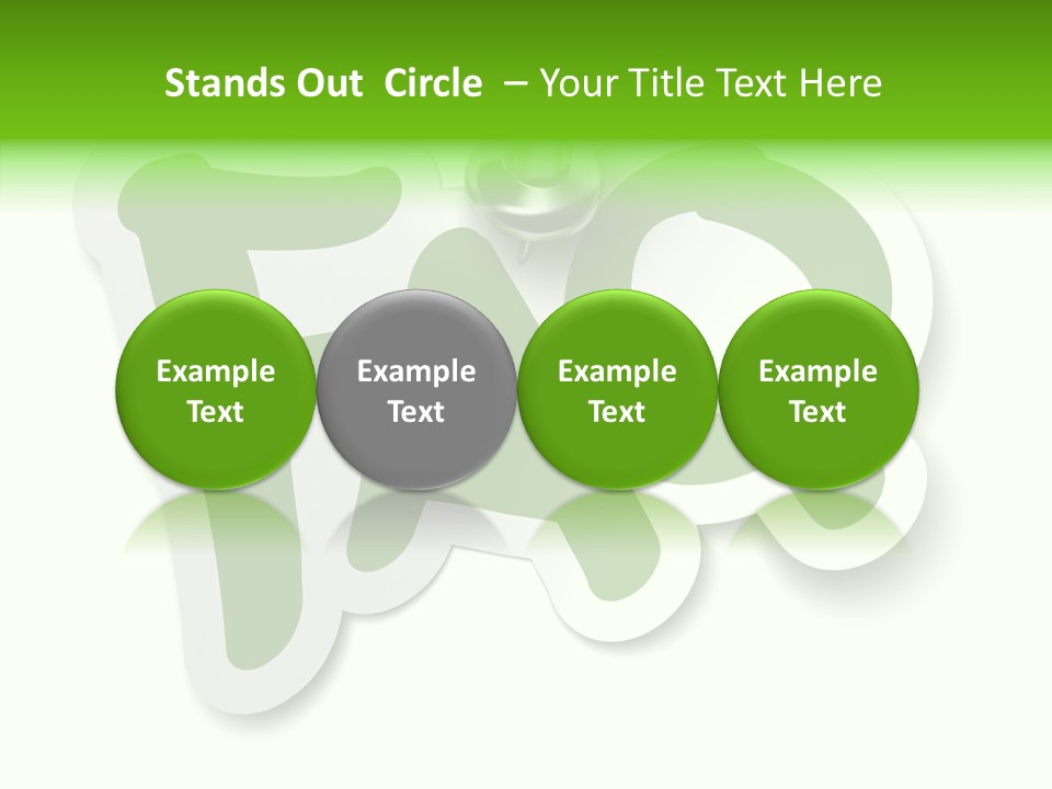 Sticker Background Thumbtack PowerPoint Template