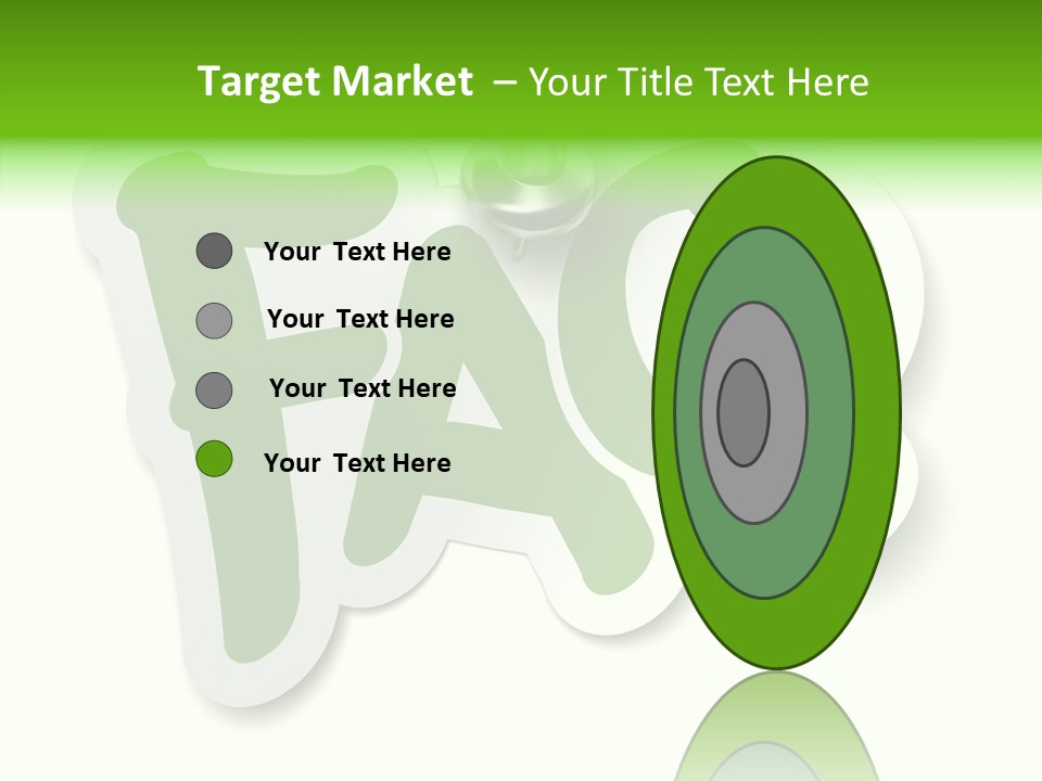 Sticker Background Thumbtack PowerPoint Template