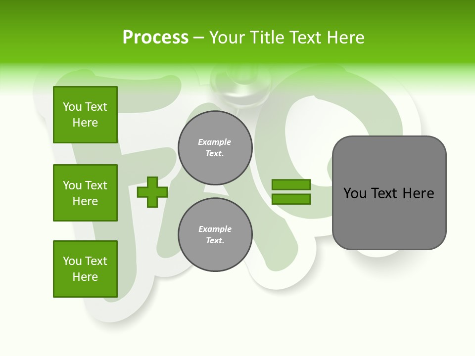 Sticker Background Thumbtack PowerPoint Template