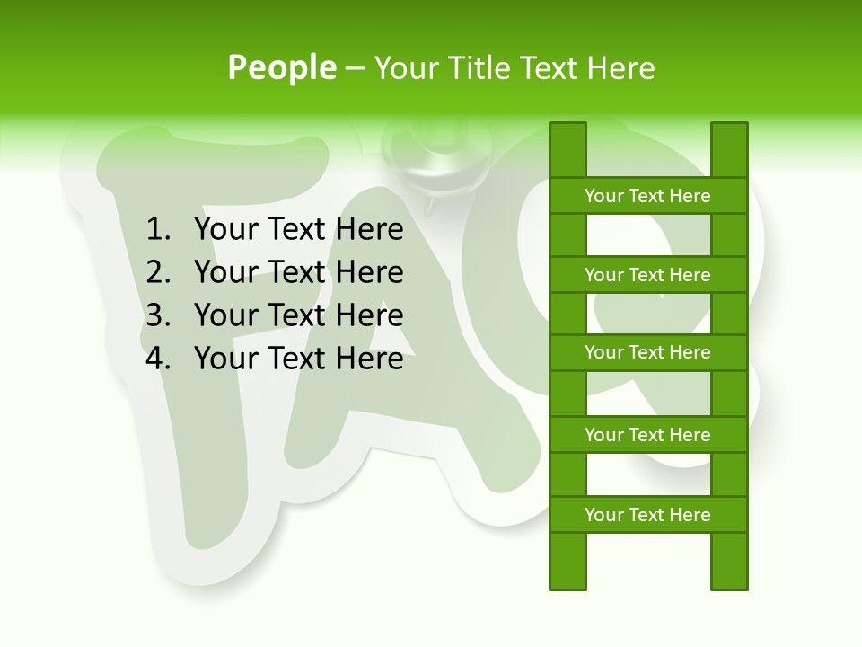 Sticker Background Thumbtack PowerPoint Template