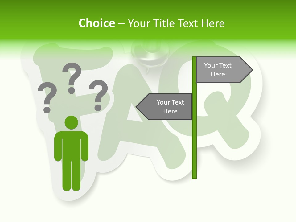 Sticker Background Thumbtack PowerPoint Template