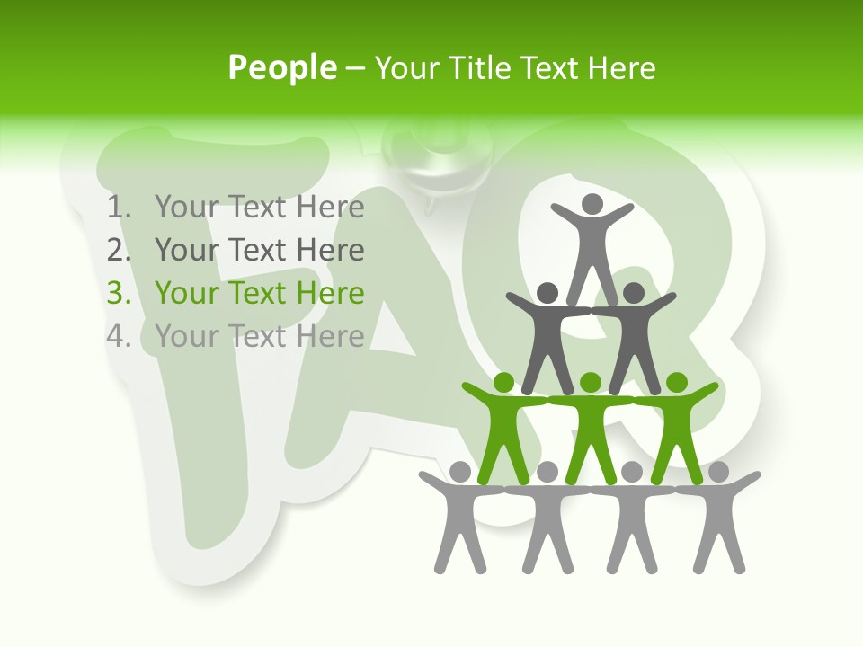 Sticker Background Thumbtack PowerPoint Template