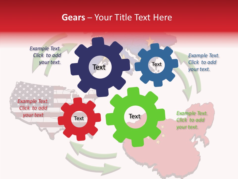 Border Import World PowerPoint Template