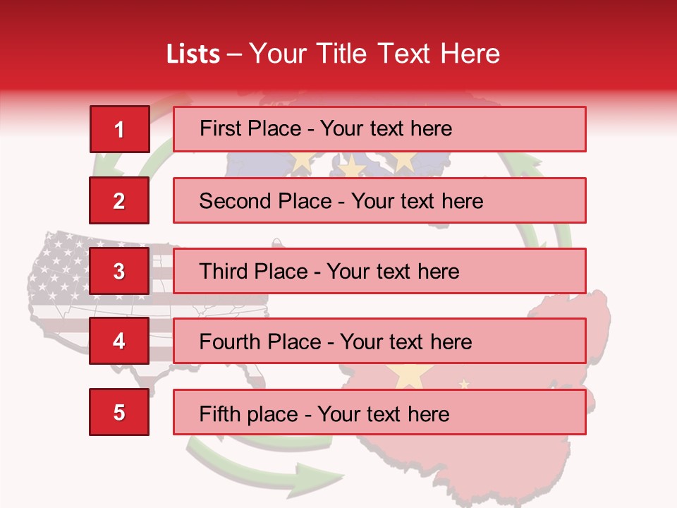 Border Import World PowerPoint Template