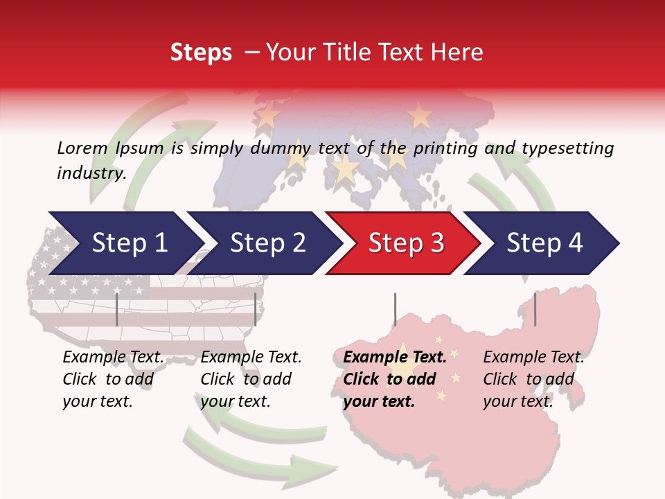 Border Import World PowerPoint Template