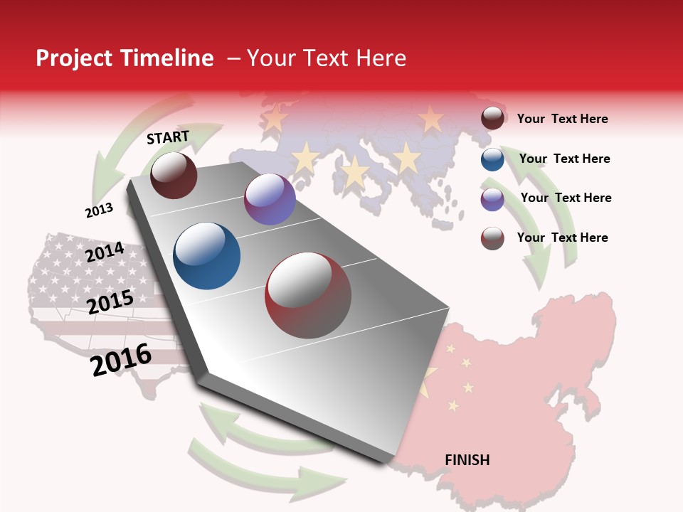 Border Import World PowerPoint Template