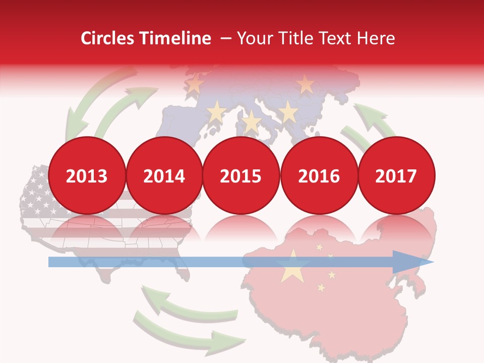 Border Import World PowerPoint Template