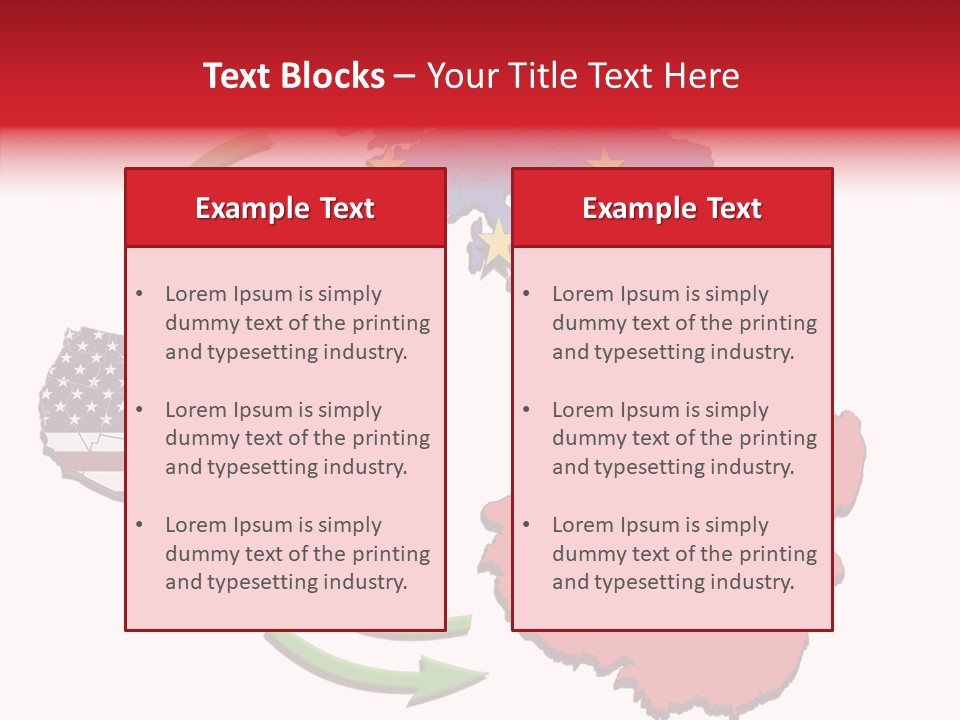 Border Import World PowerPoint Template