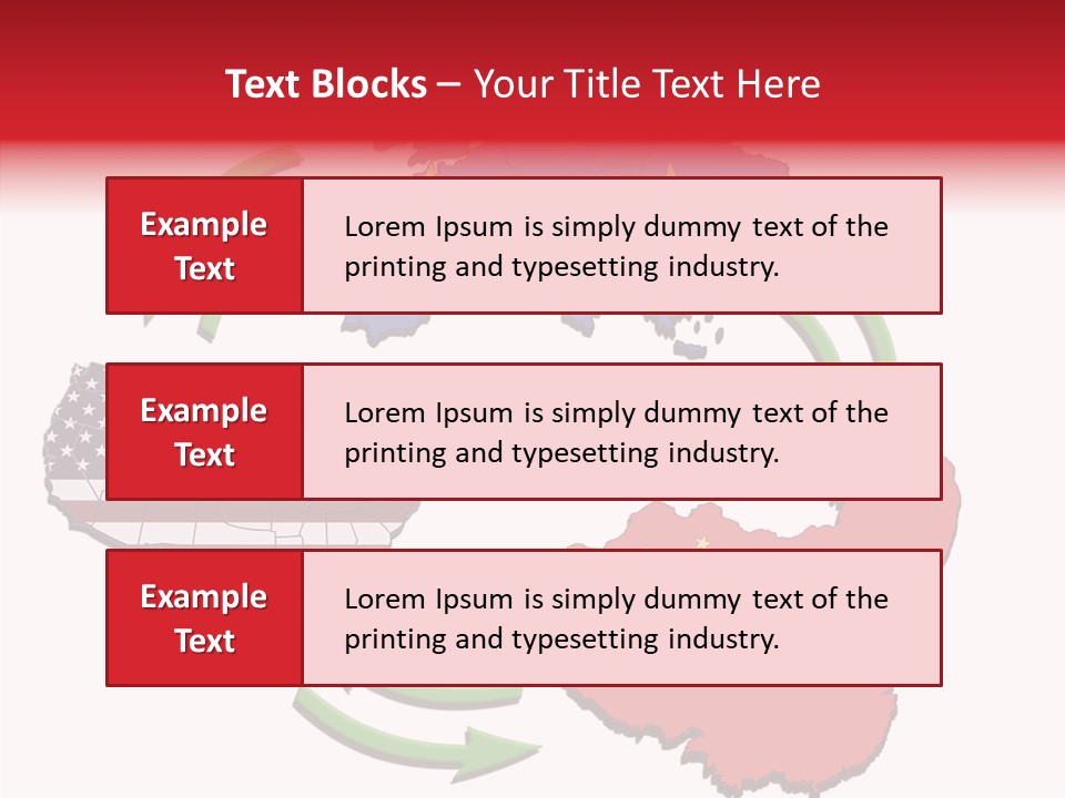 Border Import World PowerPoint Template