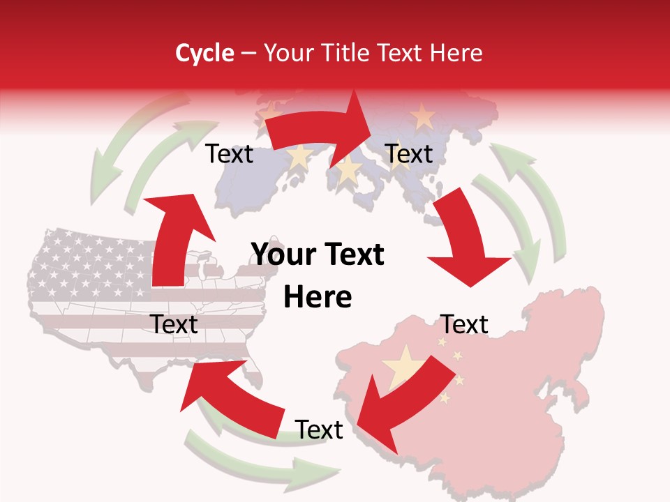 Border Import World PowerPoint Template