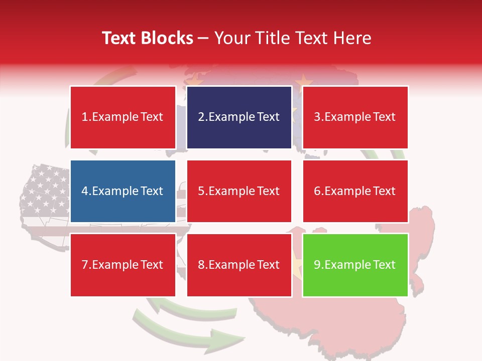 Border Import World PowerPoint Template