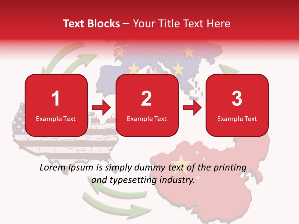 Border Import World PowerPoint Template