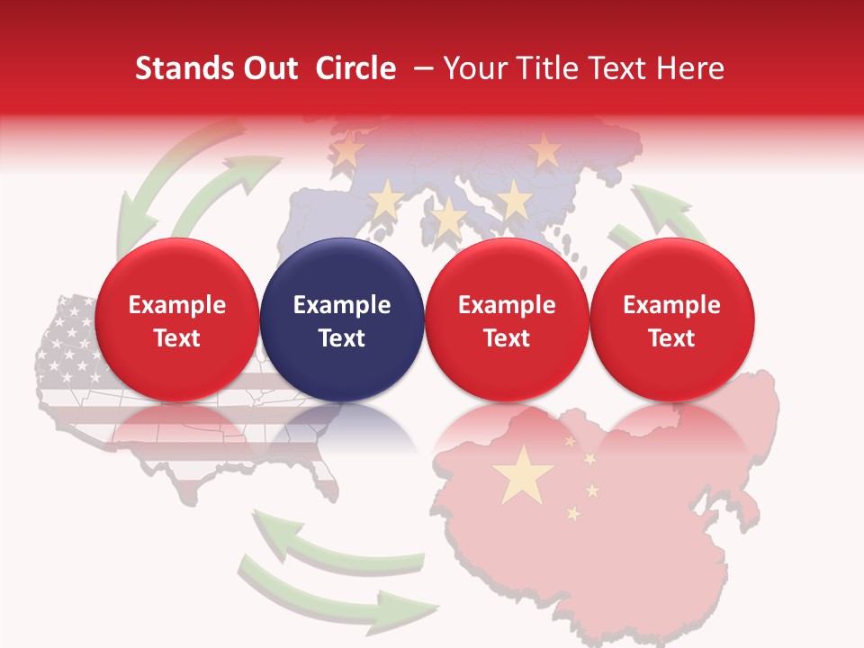 Border Import World PowerPoint Template