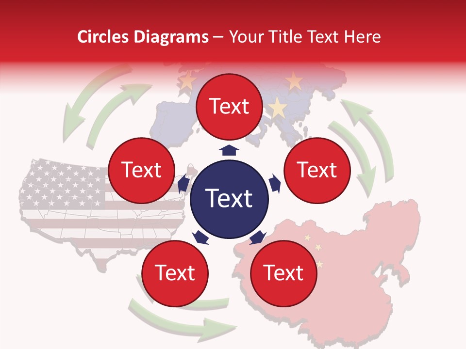 Border Import World PowerPoint Template