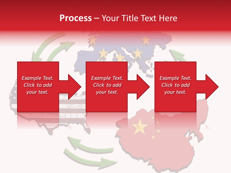 Border Import World PowerPoint Template