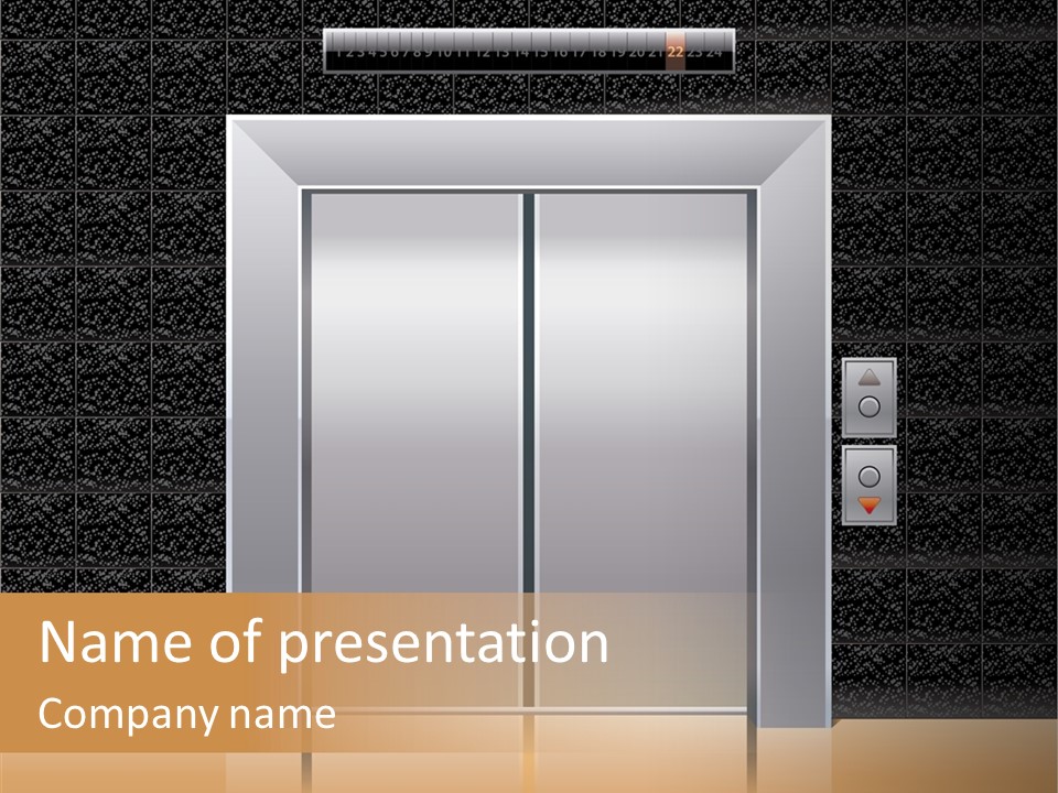 Triangle Equipment Buttons PowerPoint Template