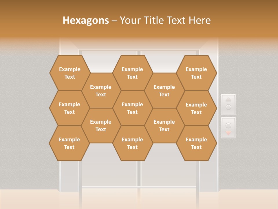 Triangle Equipment Buttons PowerPoint Template