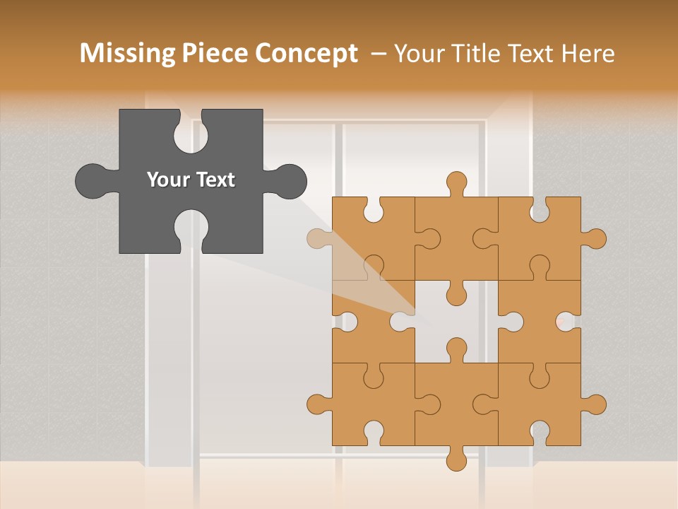Triangle Equipment Buttons PowerPoint Template