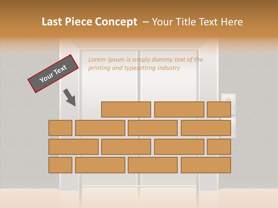 Triangle Equipment Buttons PowerPoint Template