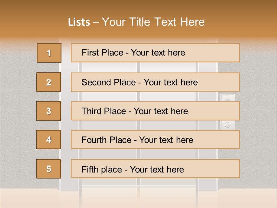 Triangle Equipment Buttons PowerPoint Template