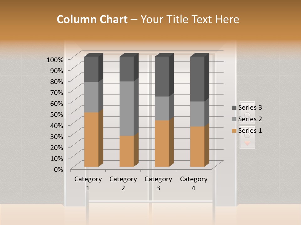 Triangle Equipment Buttons PowerPoint Template