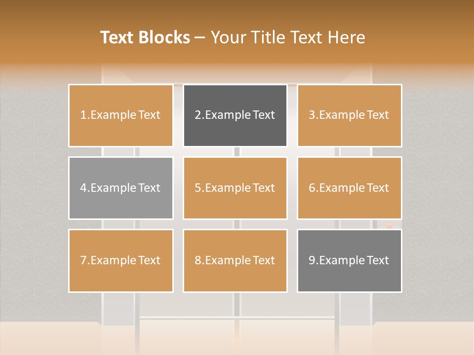 Triangle Equipment Buttons PowerPoint Template