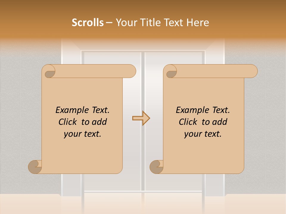 Triangle Equipment Buttons PowerPoint Template