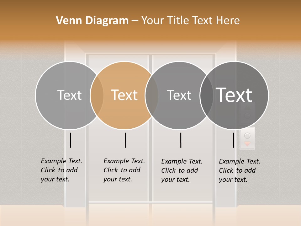 Triangle Equipment Buttons PowerPoint Template