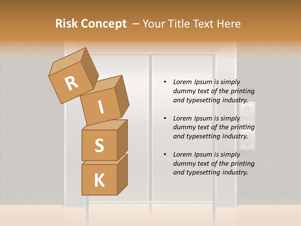 Triangle Equipment Buttons PowerPoint Template