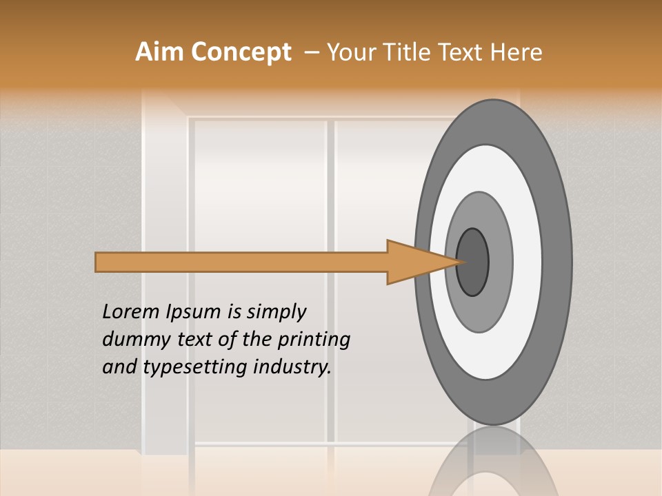 Triangle Equipment Buttons PowerPoint Template