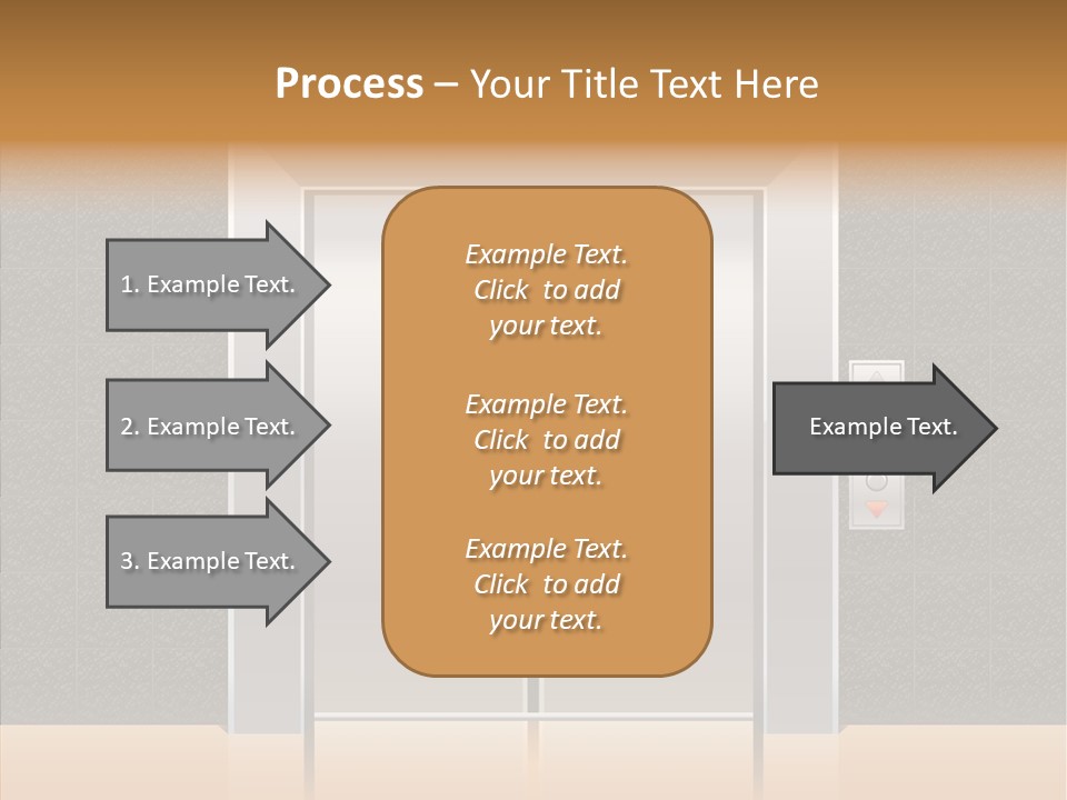 Triangle Equipment Buttons PowerPoint Template