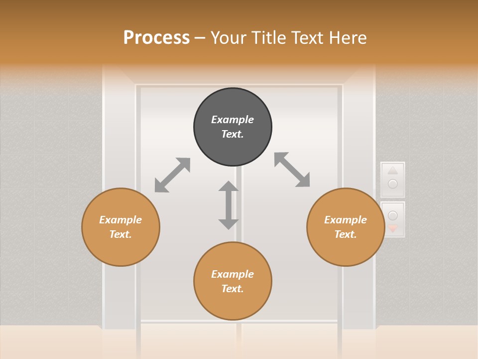 Triangle Equipment Buttons PowerPoint Template