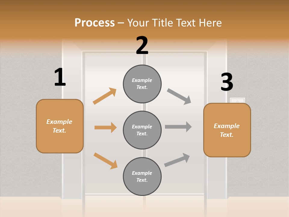 Triangle Equipment Buttons PowerPoint Template