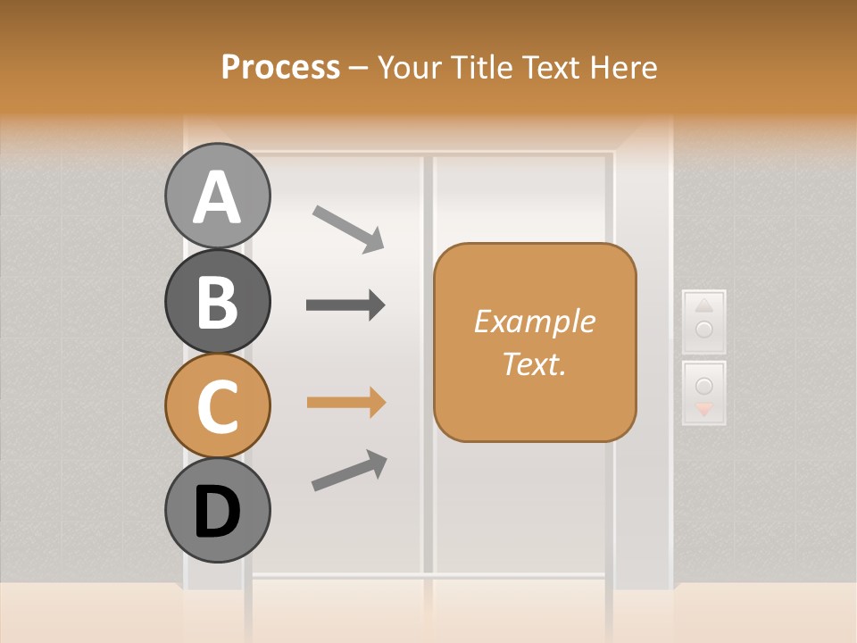 Triangle Equipment Buttons PowerPoint Template